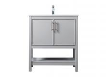 Elegant Lighting VF26630GR - 30 Inch SIngle Bathroom Vanity In Grey