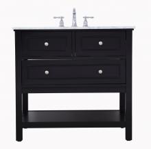 Elegant Lighting VF27036BK - 36 in. Single bathroom vanity set in Black