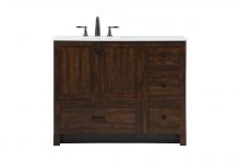 Elegant Lighting VF2842EX - 42 inch Single bathroom vanity in expresso