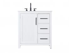 Elegant Lighting VF29532WH - 32 Inch Single Bathroom Vanity In White