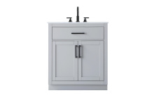 Elegant Lighting VF29730GR - Alden 30 inch Single Bathroom Vanity in Grey