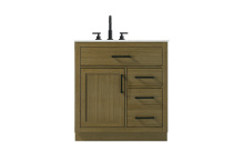 Elegant Lighting VF29732MCB - Alden 32 inch Single Bathroom Vanity in Chestnut Brown