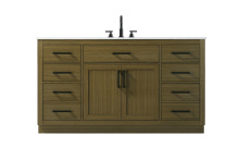 Elegant Lighting VF29760MCB - Alden 60 inch Single Bathroom Vanity in Chestnut Brown
