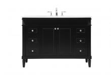 Elegant Lighting VF31848BK - 48 inch Single bathroom vanity in black
