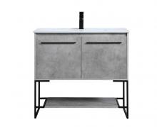 Elegant Lighting VF42036CG - 36 inch Single Bathroom Vanity in Concrete Grey