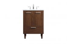 Elegant Lighting VF47024MWT - 24 inch bathroom vanity in Walnut