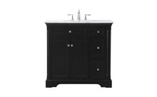 Elegant Lighting VF53036BK - 36 inch Single bathroom vanity set in black
