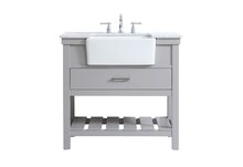 Elegant Lighting VF60136GR - 36 inch Single bathroom vanity in grey