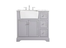 Elegant Lighting VF60236GR - 36 inch Single bathroom vanity in grey