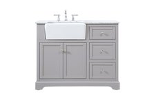 Elegant Lighting VF60242GR - 42 inch Single bathroom vanity in grey