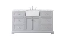 Elegant Lighting VF60260GR - 60 inch Single bathroom vanity in grey