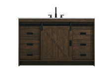 Elegant Lighting VF90554EX - Austin 54 inch Single Bathroom Vanity in Expresso