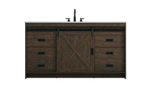 Elegant Lighting VF90560EX - Austin 60 inch Single Bathroom Vanity in Expresso