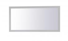 Elegant Lighting VM27236GR - Aqua rectangle vanity mirror 72 inch in Grey
