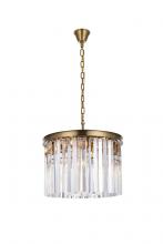 Elegant Lighting 1208D20SG/RC - Sydney 20 inch round crystal chandelier in satin gold