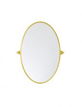 Elegant Lighting MR6C2132BLK - Oval pivot mirror 21x32 inch in black