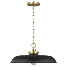 Visual Comfort & Co. Studio Collection CP1231MBKBBS - Wellfleet Medium Wide Pendant
