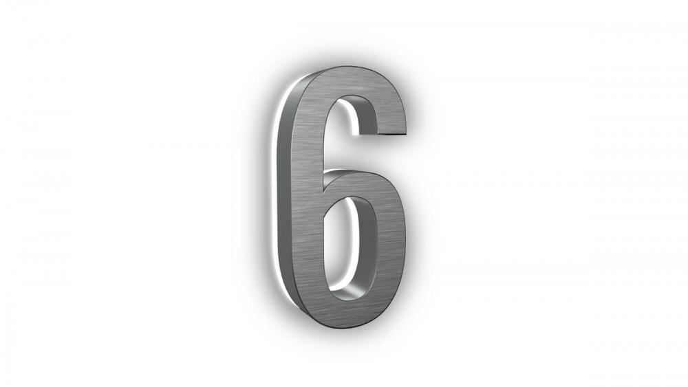 7" | MOUNTING PLATE | 5 numbers OR letters | BRONZE