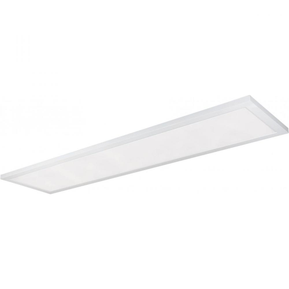Blink Plus - 45W- 12" x 48" Surface Mount LED - 3000K - White Finish - 120-277V