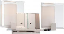 Nuvo 60/5272 - 2-Light Vanity Fixture in Polished Nickel Finish with Etched Opal Glass