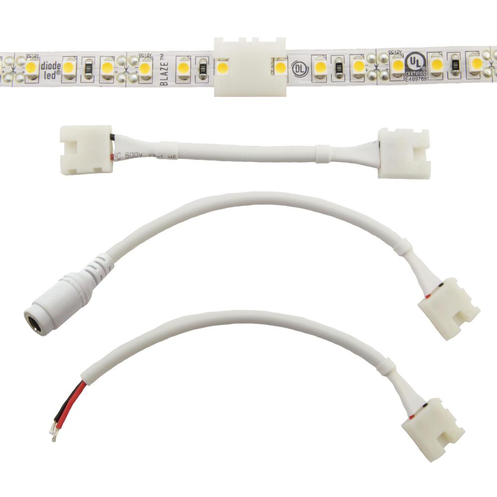 CLICKTIGHT Splice Connector: UB/VA - White, 3 in., 2464 wire, 5 Pack