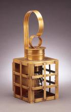 Northeast Lantern 5111-AC-MED-CSG - Can Top H-Bars Wall Antique Copper Medium Base Socket Clear Seedy Glass