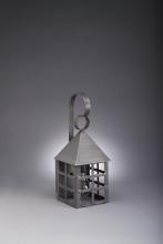 Northeast Lantern 7111-AC-MED-CSG - Pyramid Top H-Bars Wall Antique Copper Medium Base Socket Clear Seedy Glass